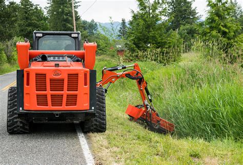 flail mower attachment for skid steer|mini excavator flail mower attachments.